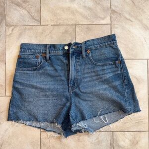 Madewell Denim Cut Off Blue Women's Shorts
